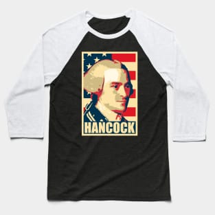John Hancock Propaganda Poster Pop Art Baseball T-Shirt